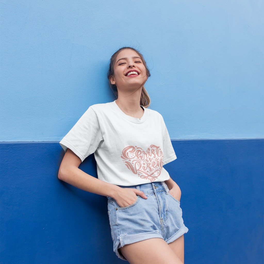 CHRIST IS RISEN UNISEX T-SHIRT