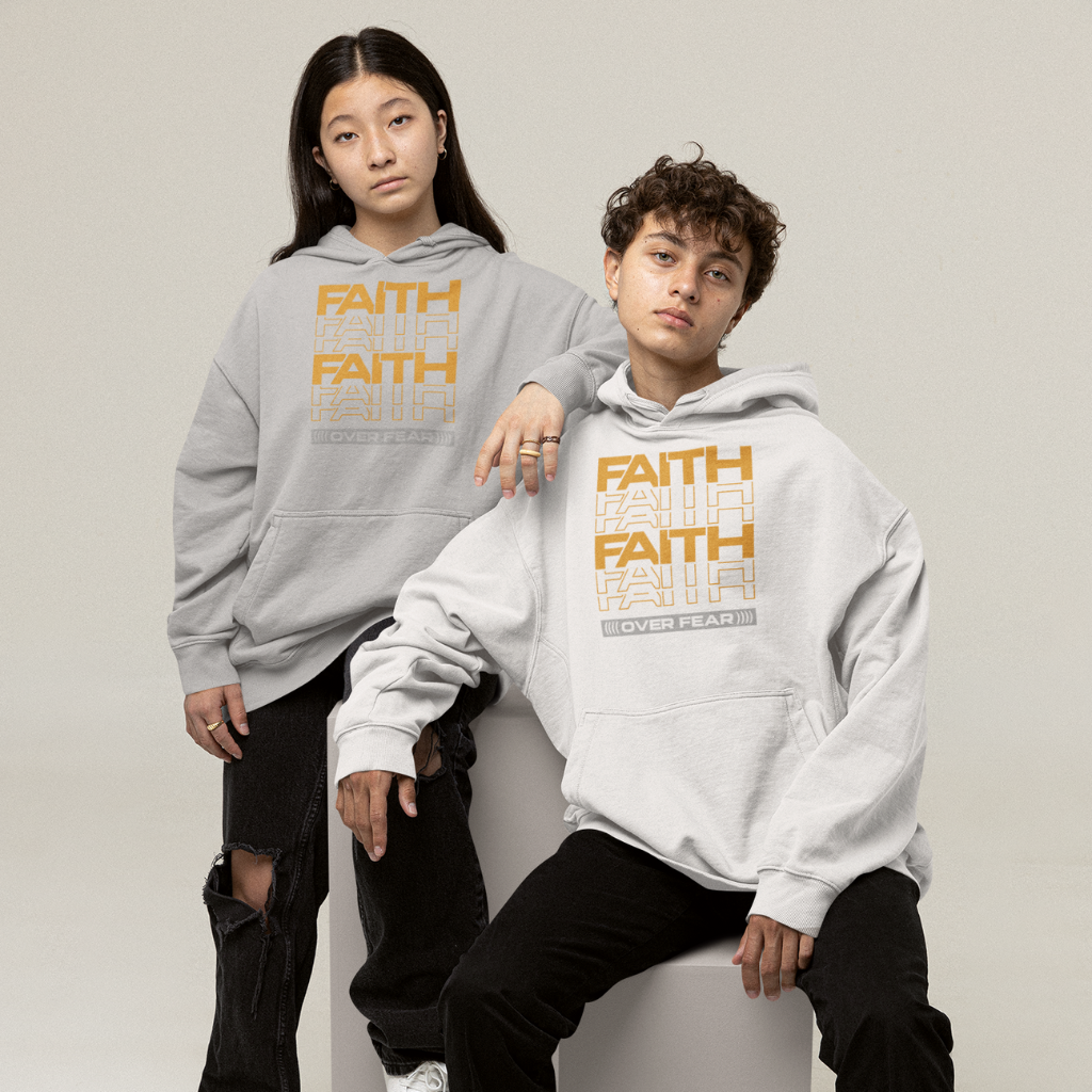 FAITH OVER FEAR UNISEX HOODIE