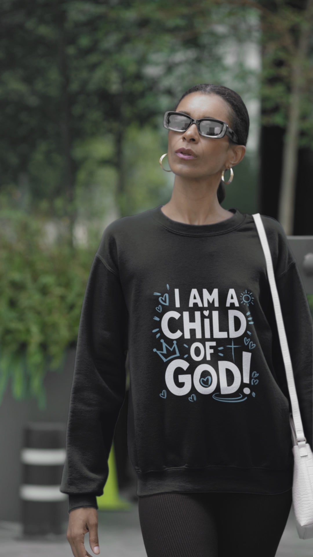 I AM A CHILD OF GOD UNISEX SWEATSHIRT