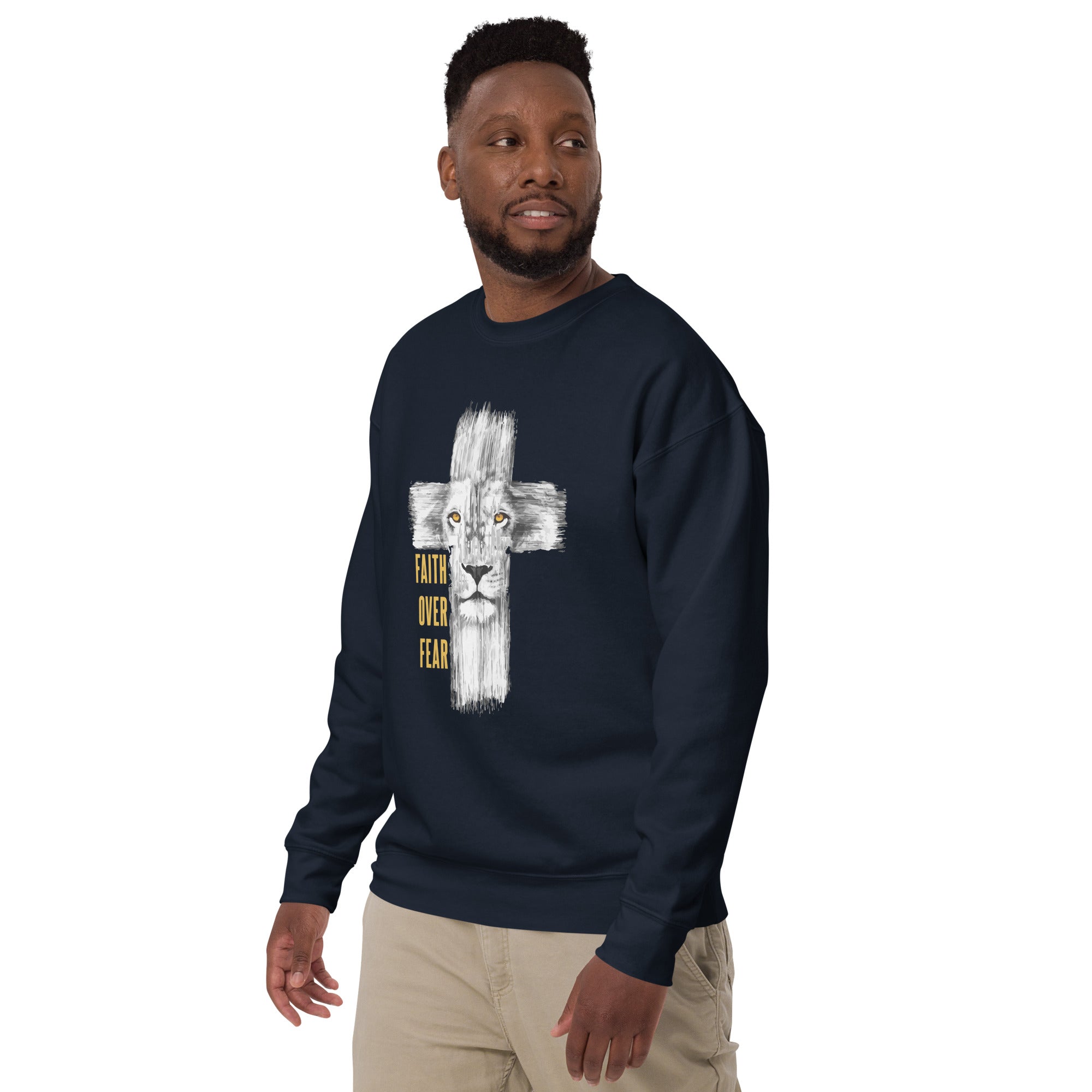 FAITH OVER FEAR UNISEX SWEATSHIRT