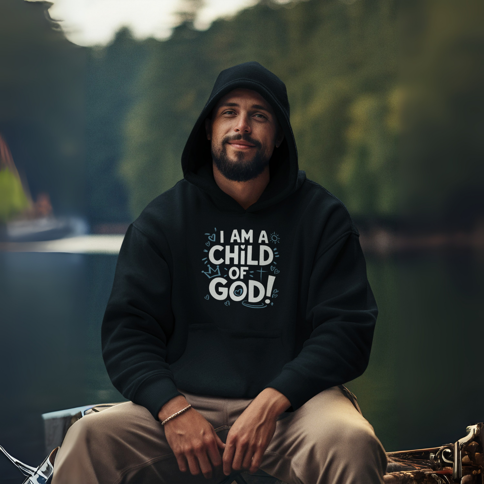 I AM A CHILD OF GOD UNISEX HOODIE