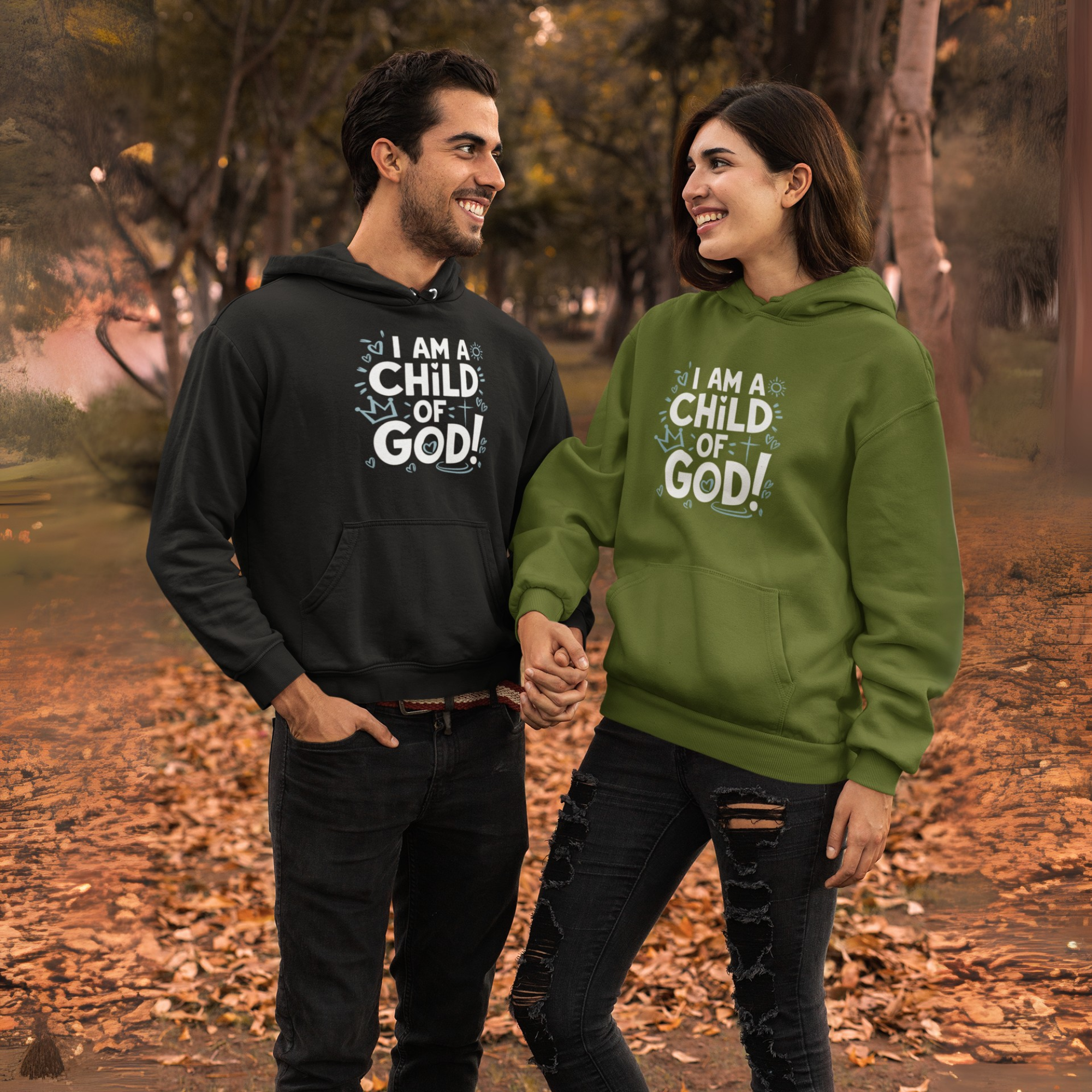 I AM A CHILD OF GOD UNISEX HOODIE