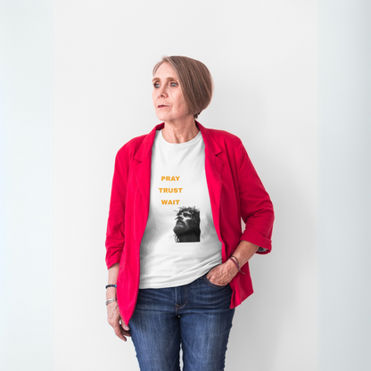 PRAY TRUST WAIT UNISEX T-SHIRT