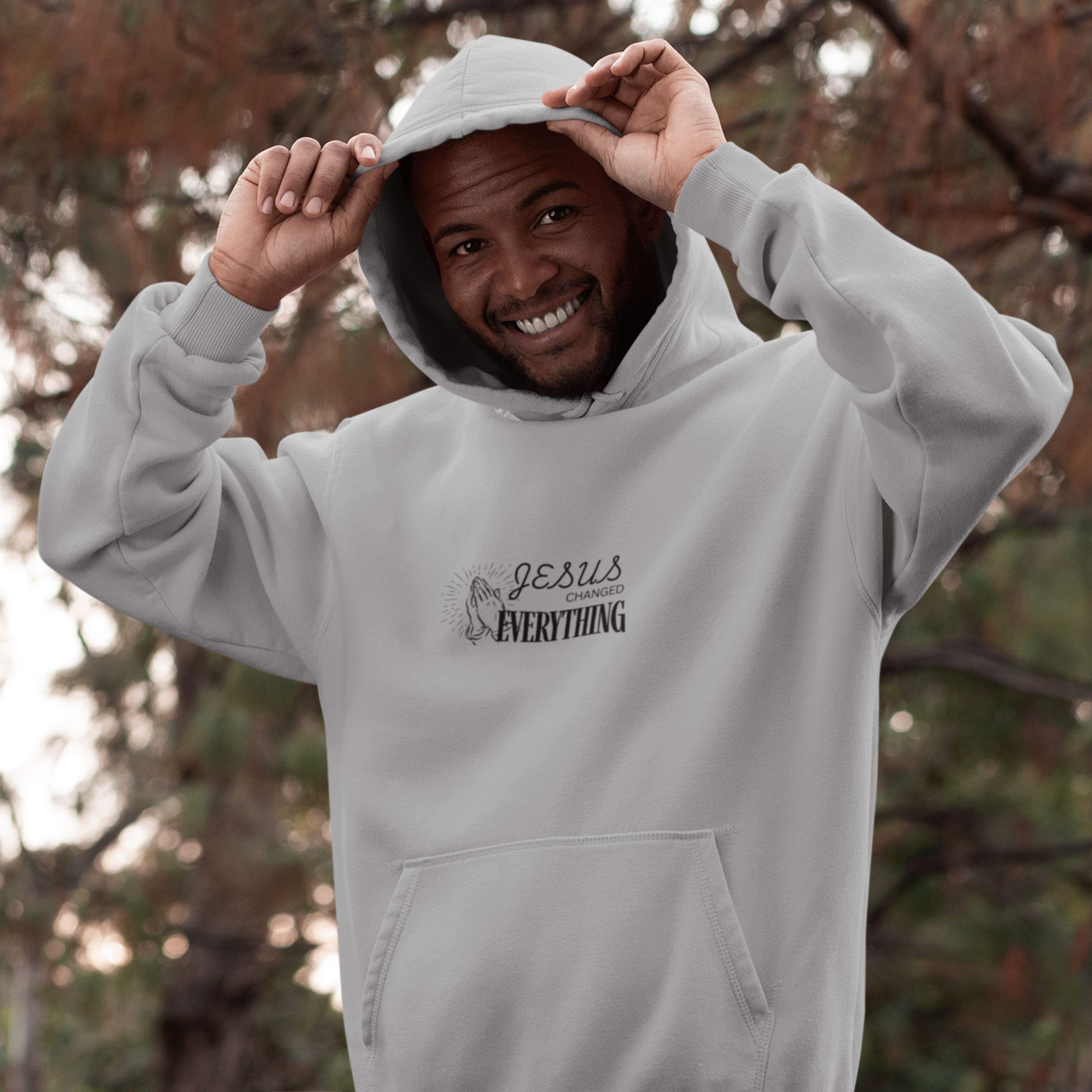 JESUS CHANGED EVERYTHING UNISEX HOODIE