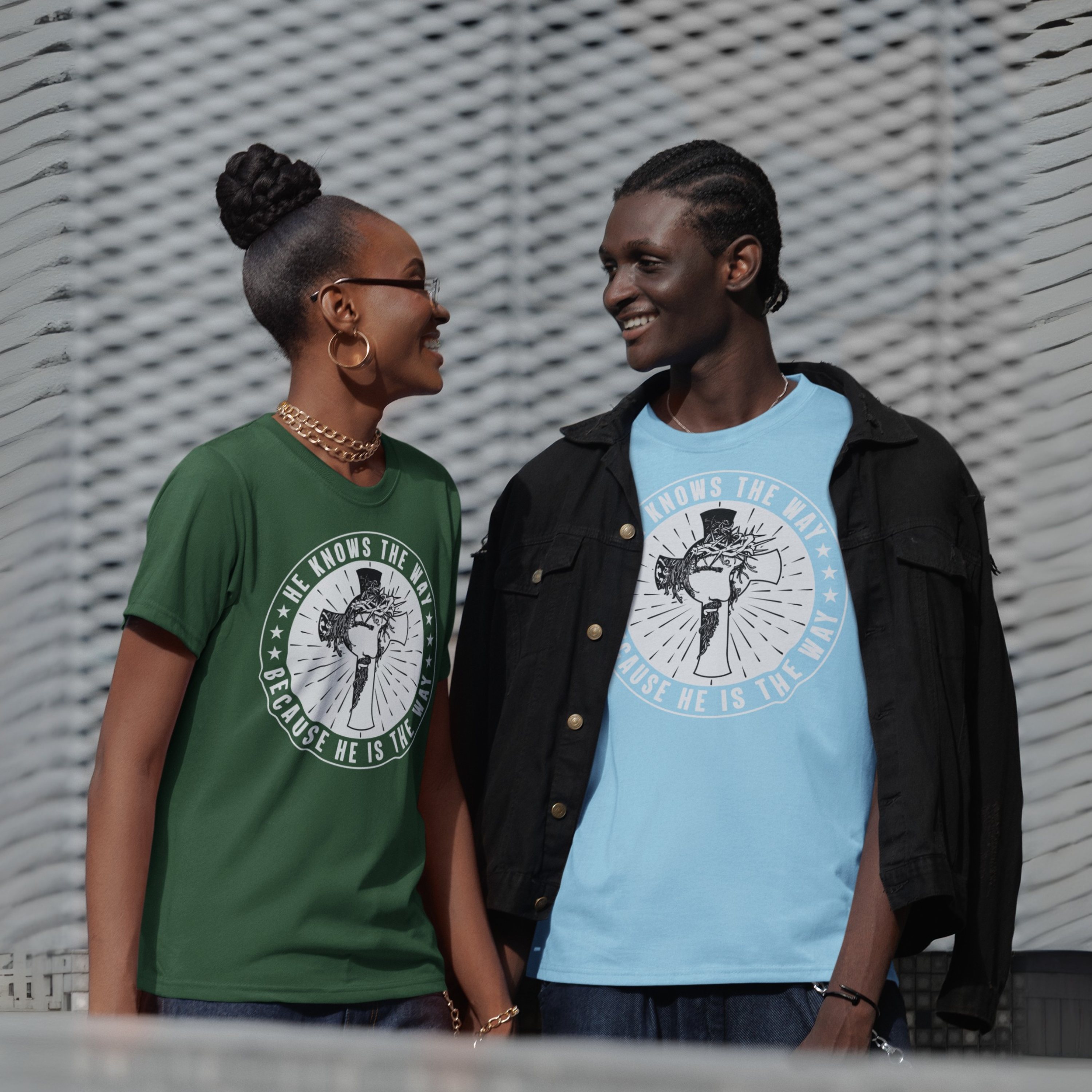 HE KNOWS THE WAY, BECAUSE HE IS THE WAY UNISEX T-SHIRT