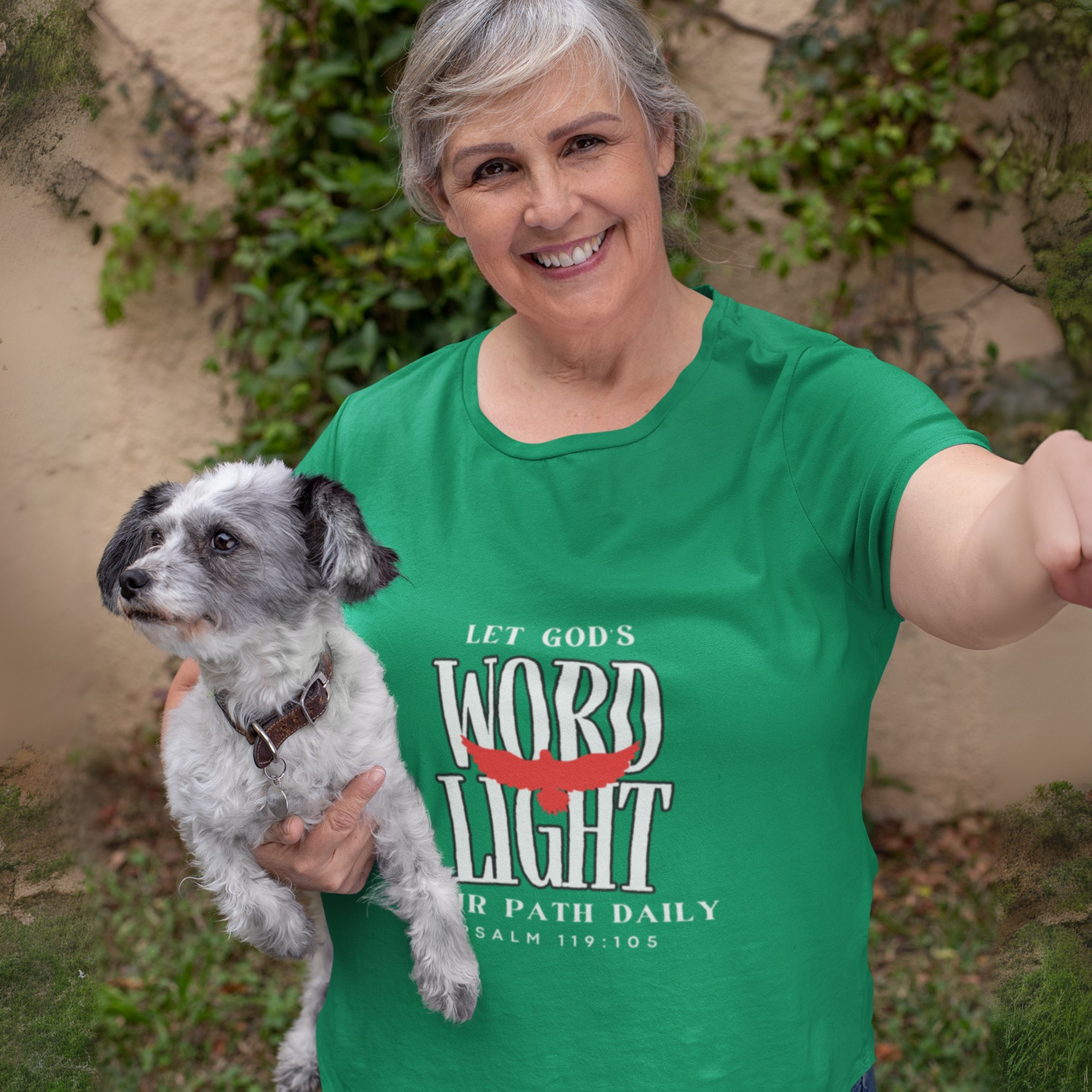 LET GOD`S WORD LIGHT YOUT PATH DAILY UNISEX T-SHIRT