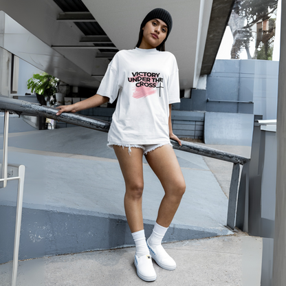 VICTORY UNDER THE CROSS UNISEX T-SHIRT
