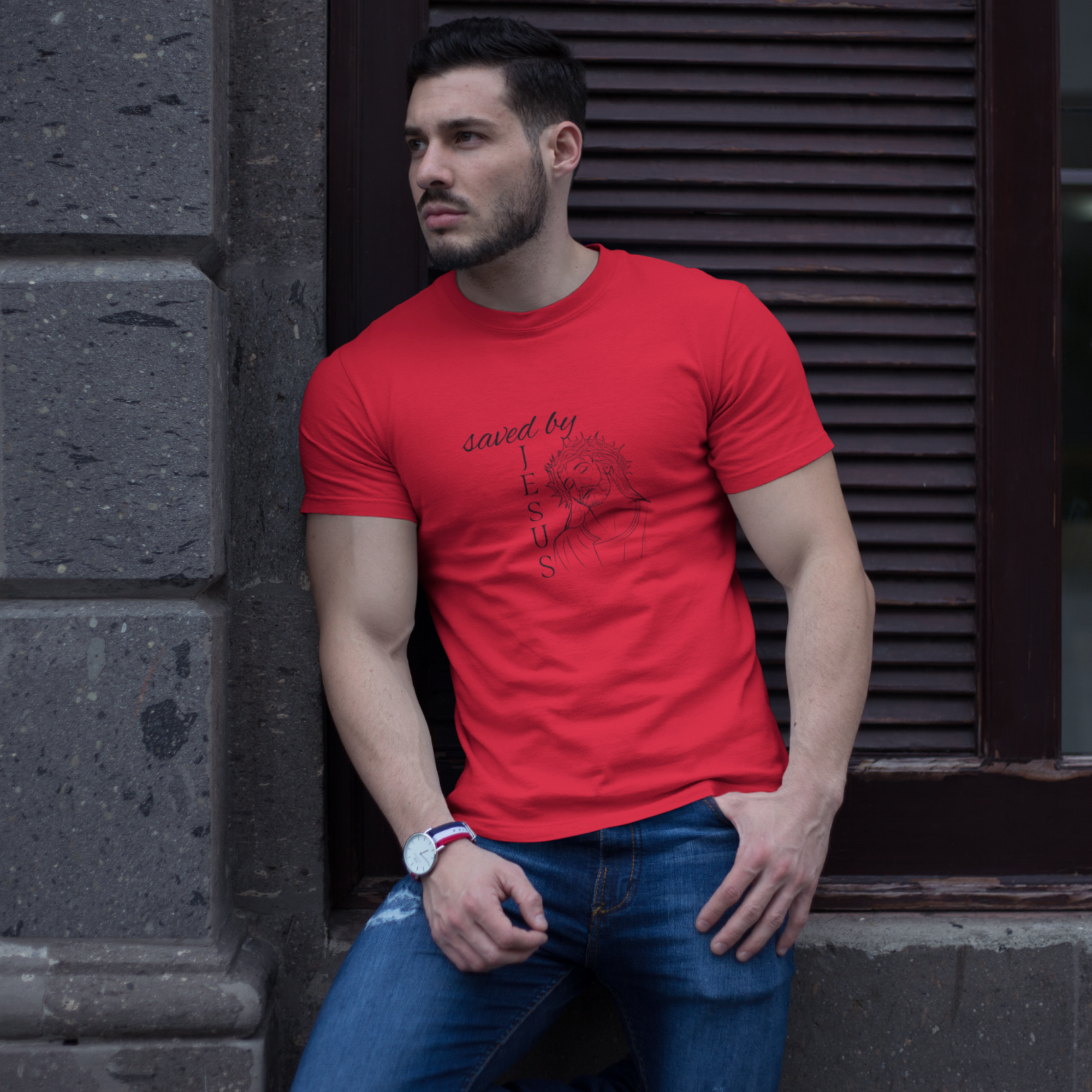 SAVED BY JESUS UNISEX T-SHIRT