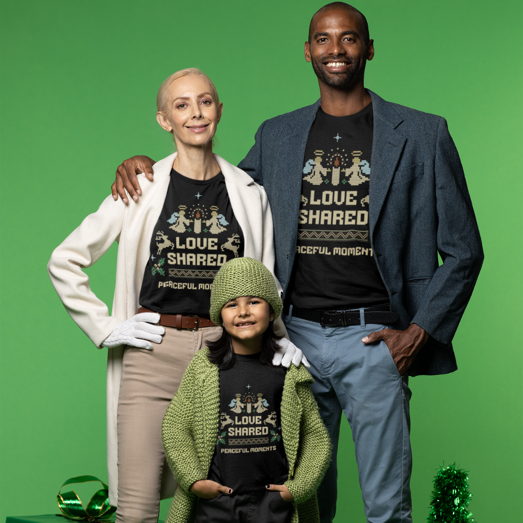 LOVE SHARED PEACFUL MOMENTS UNISEX T-SHIRT