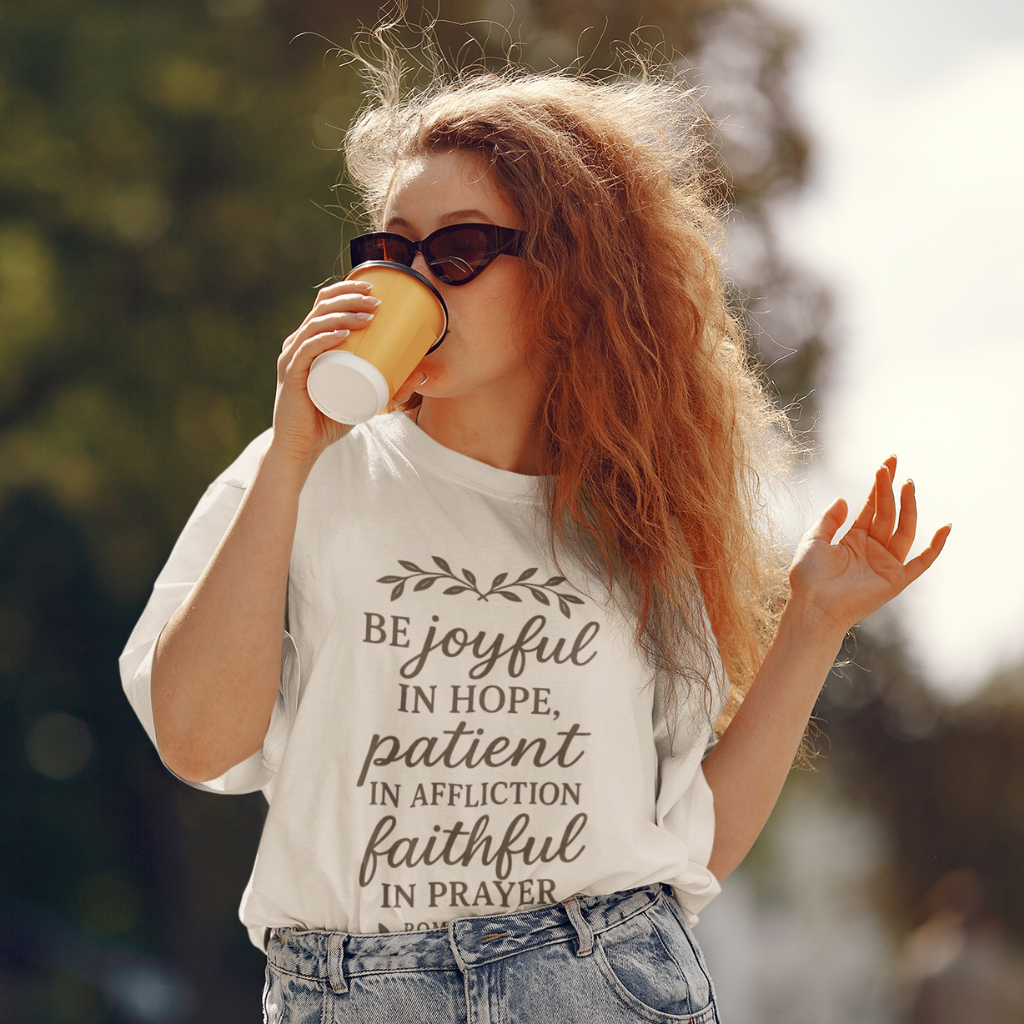 ROMANS 12:12 UNISEX T-SHIRT