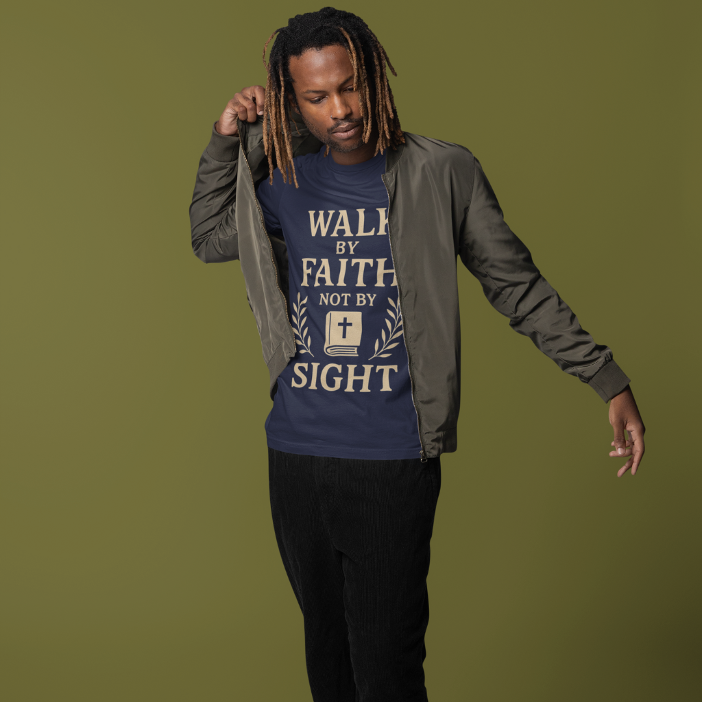 WALK BY FAITH NOT BY SIGHT UNISEX T-SHIRT