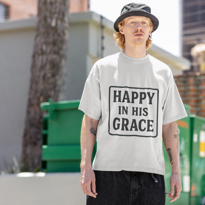 HAPPY IN HIS GRACE UNISEX T-SHIRT