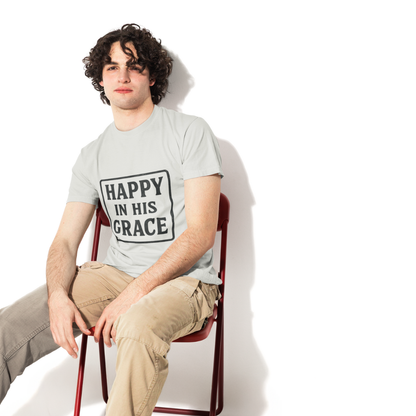 HAPPY IN HIS GRACE UNISEX T-SHIRT