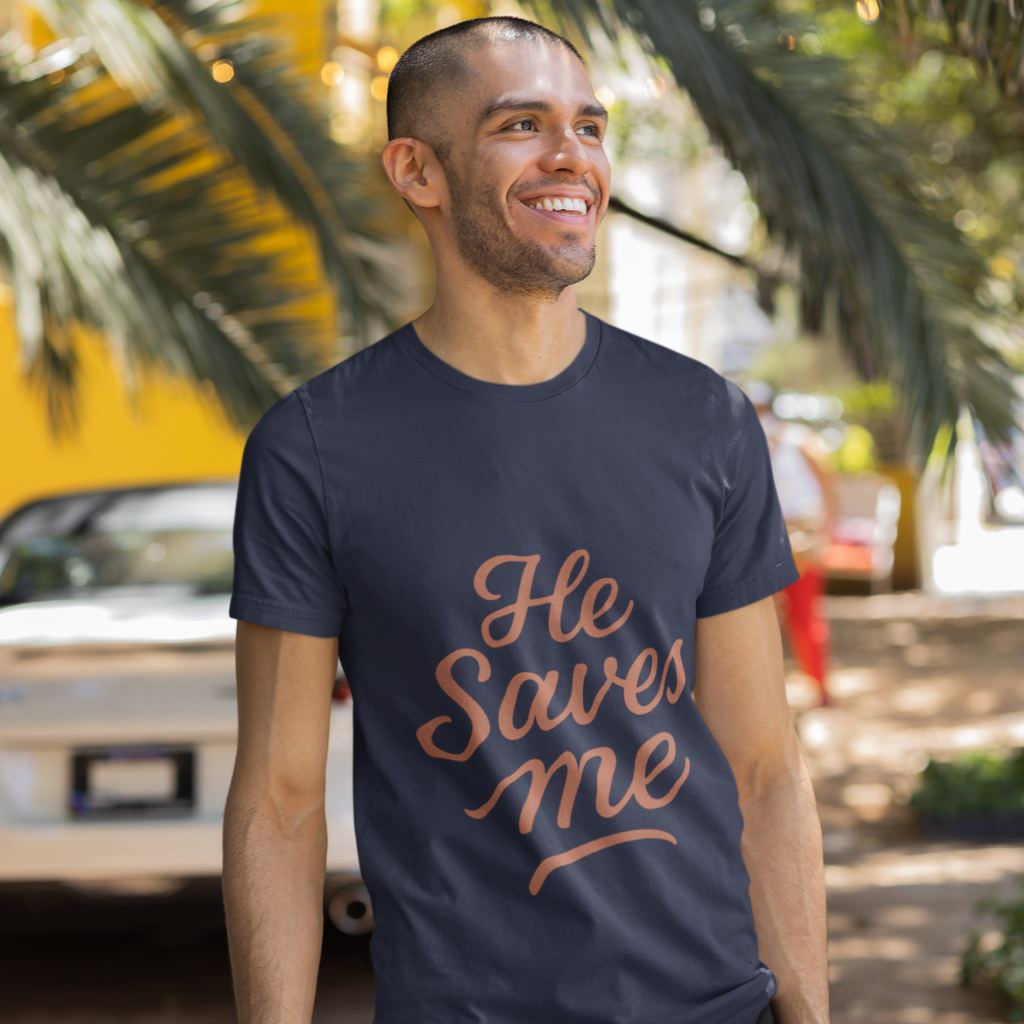 HE SAVES ME UNISEX T-SHIRT