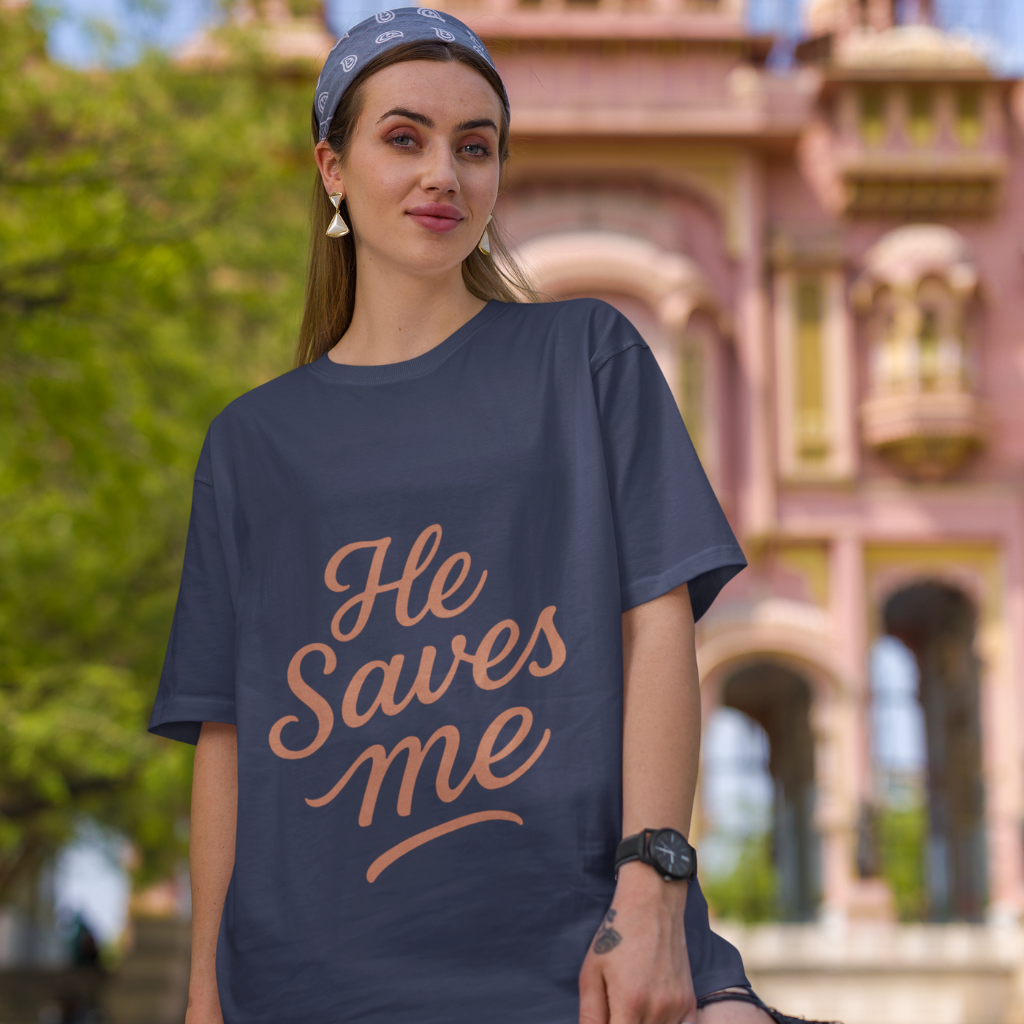 HE SAVES ME UNISEX T-SHIRT