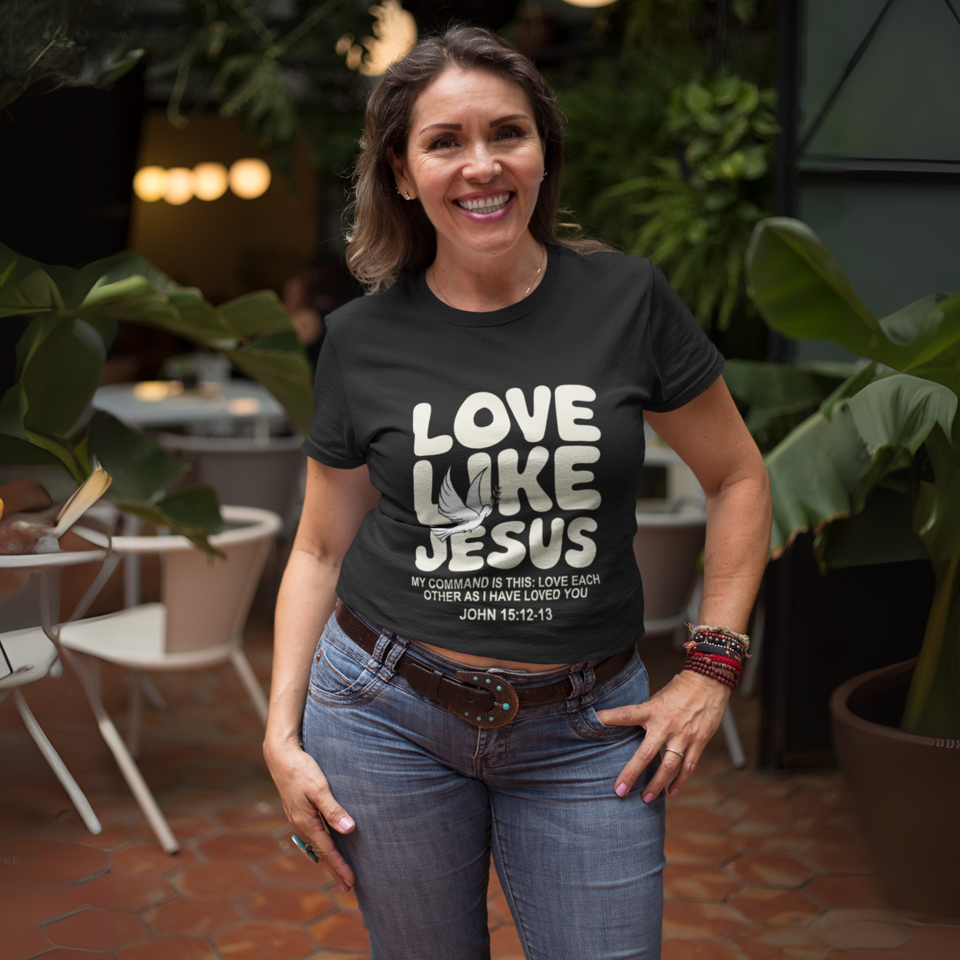 LOVE LIKE JESUS UNISEX T-SHIRT