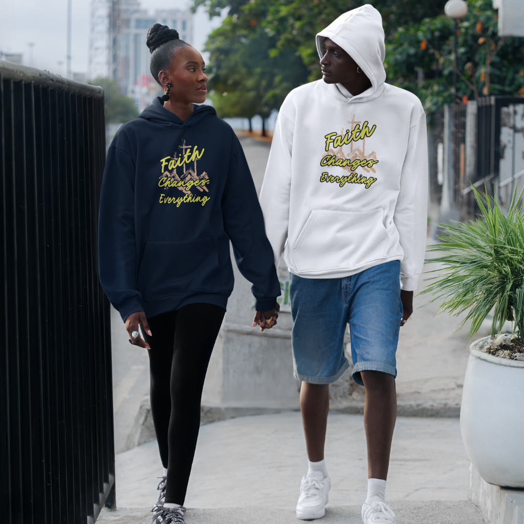FAITH CHANGES EVERYTHING UNISEX OVERSIZED HOODIE