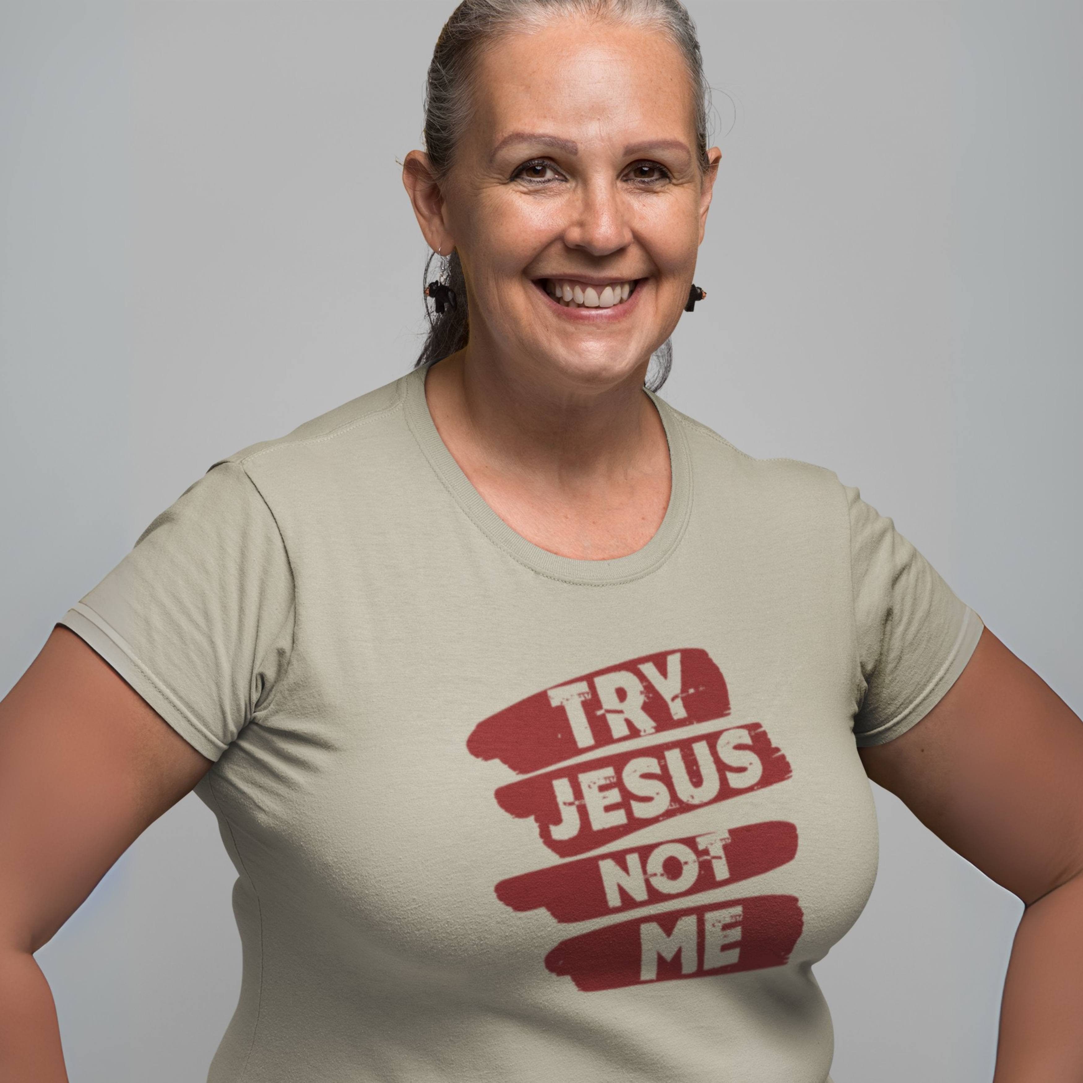 TRY JESUS NOT ME UNISEX T-SHIRT