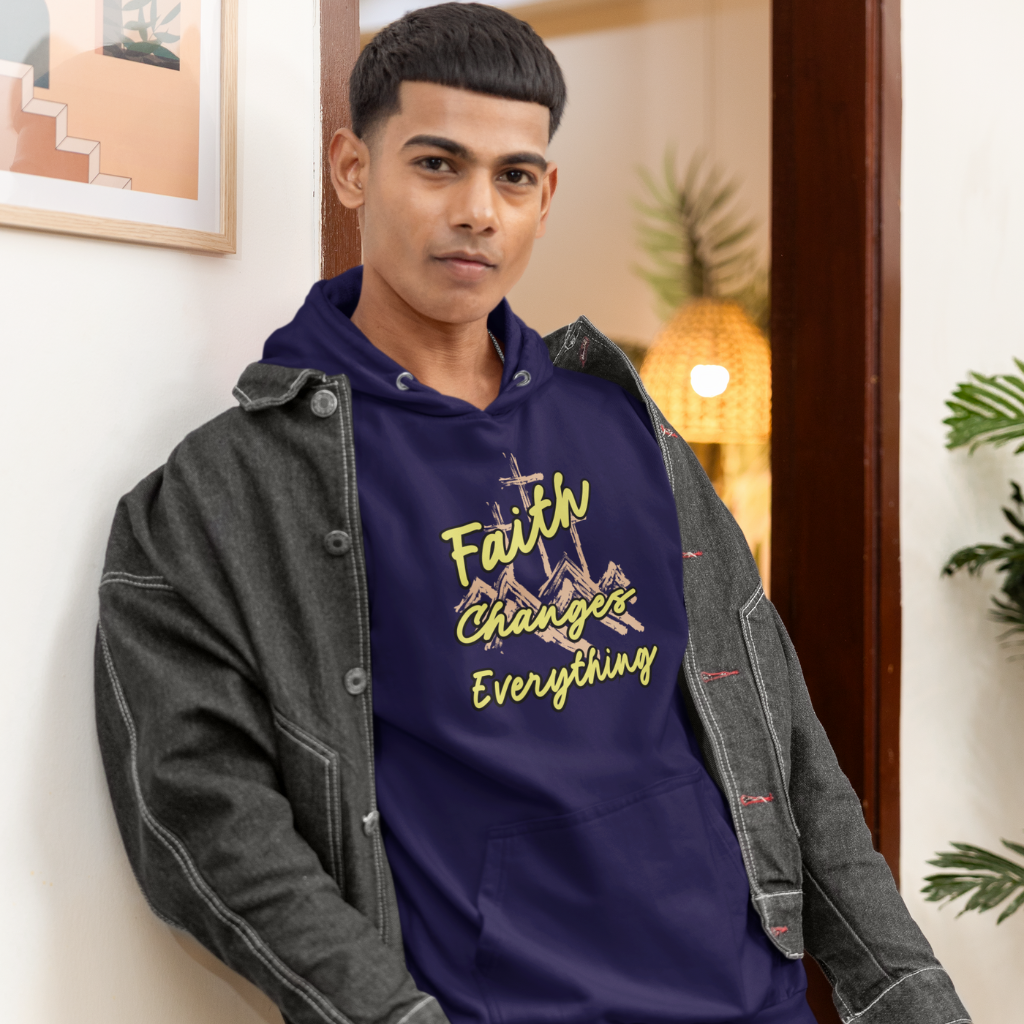 FAITH CHANGES EVERYTHING UNISEX OVERSIZED HOODIE