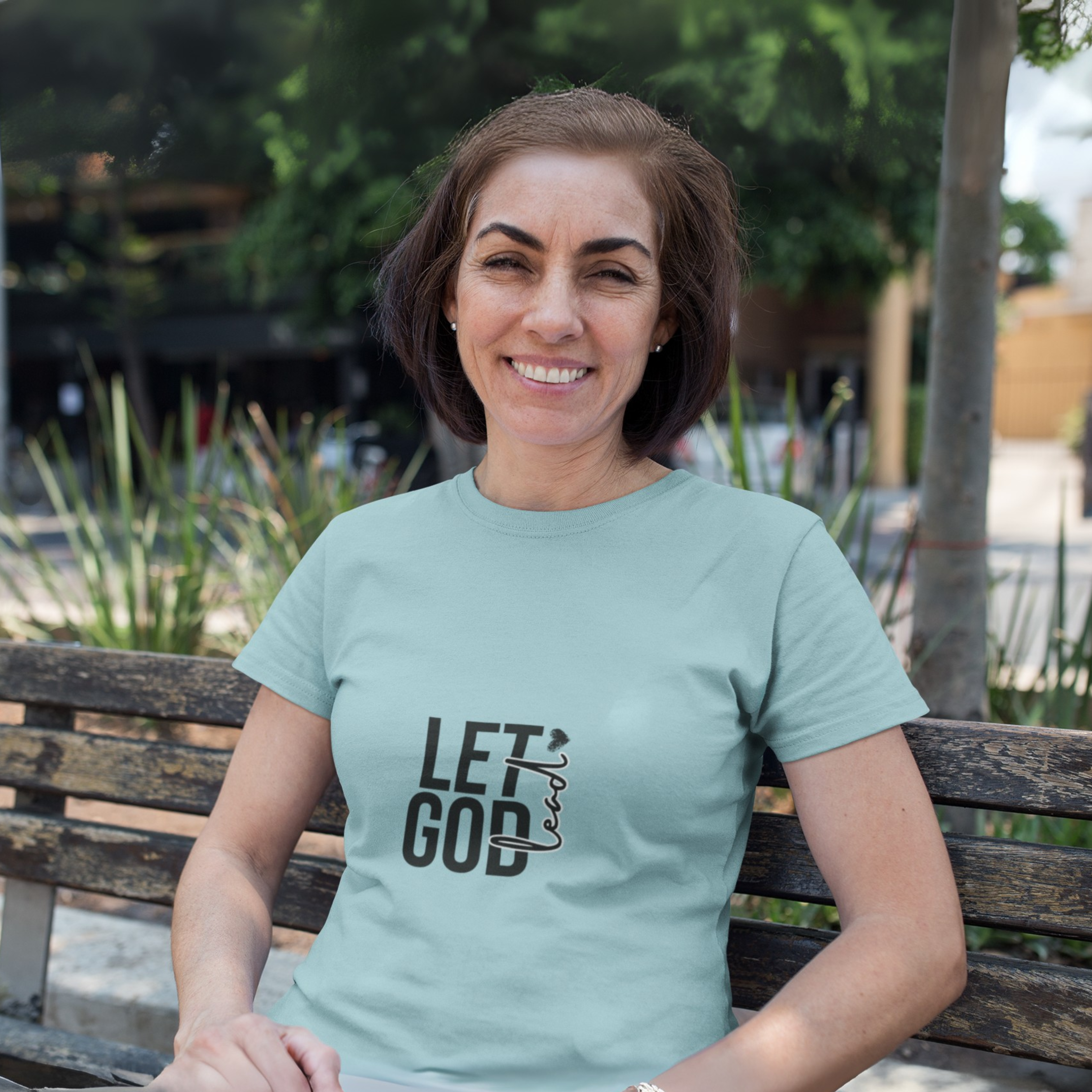 LET GOD LEAD UNISEX T-SHIRT
