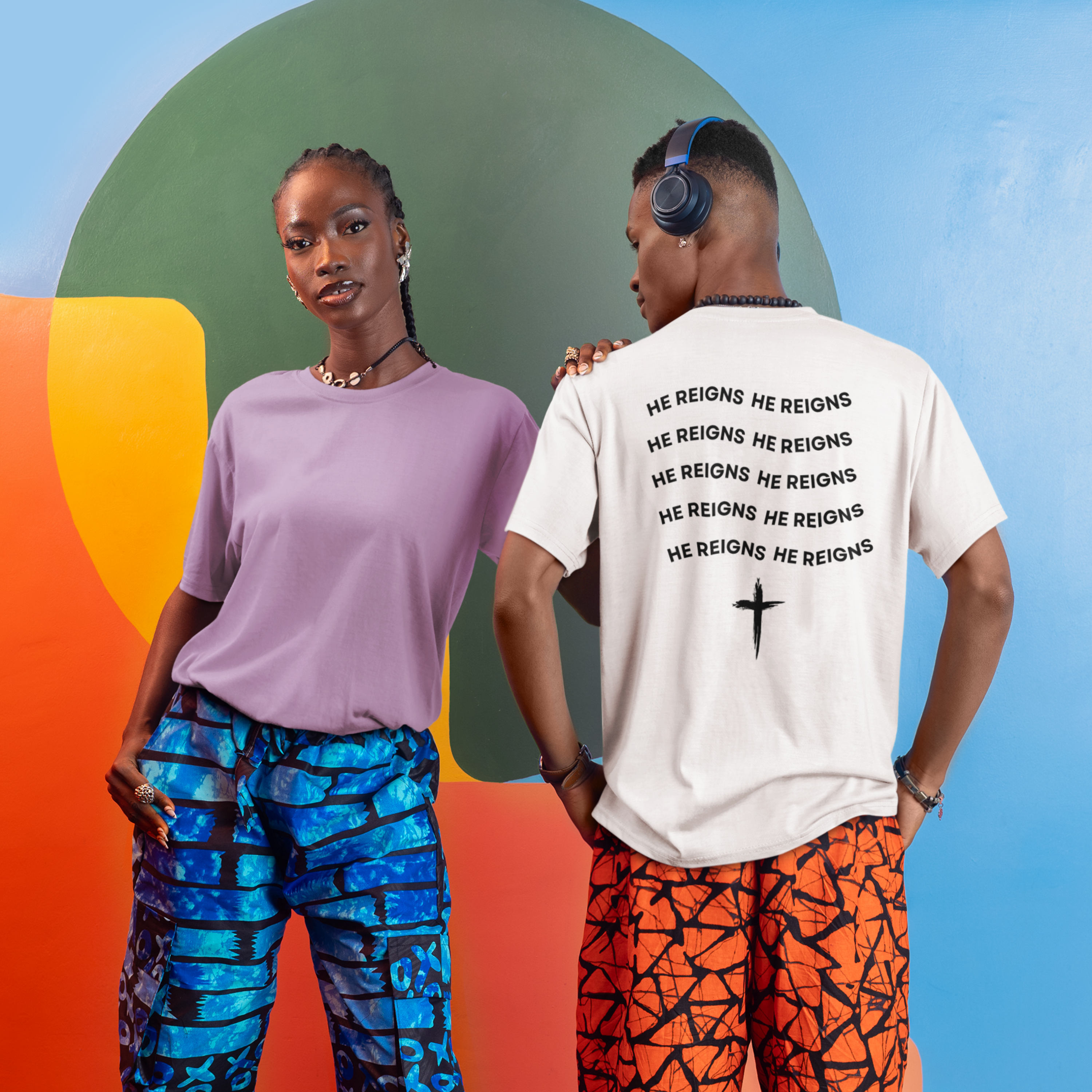 HE REIGNS HE REIGNS UNISEX T-SHIRT