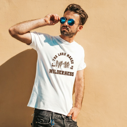 THE LORD MAKES A WAY IN THE WILDERNESS UNISEX T-SHIRT