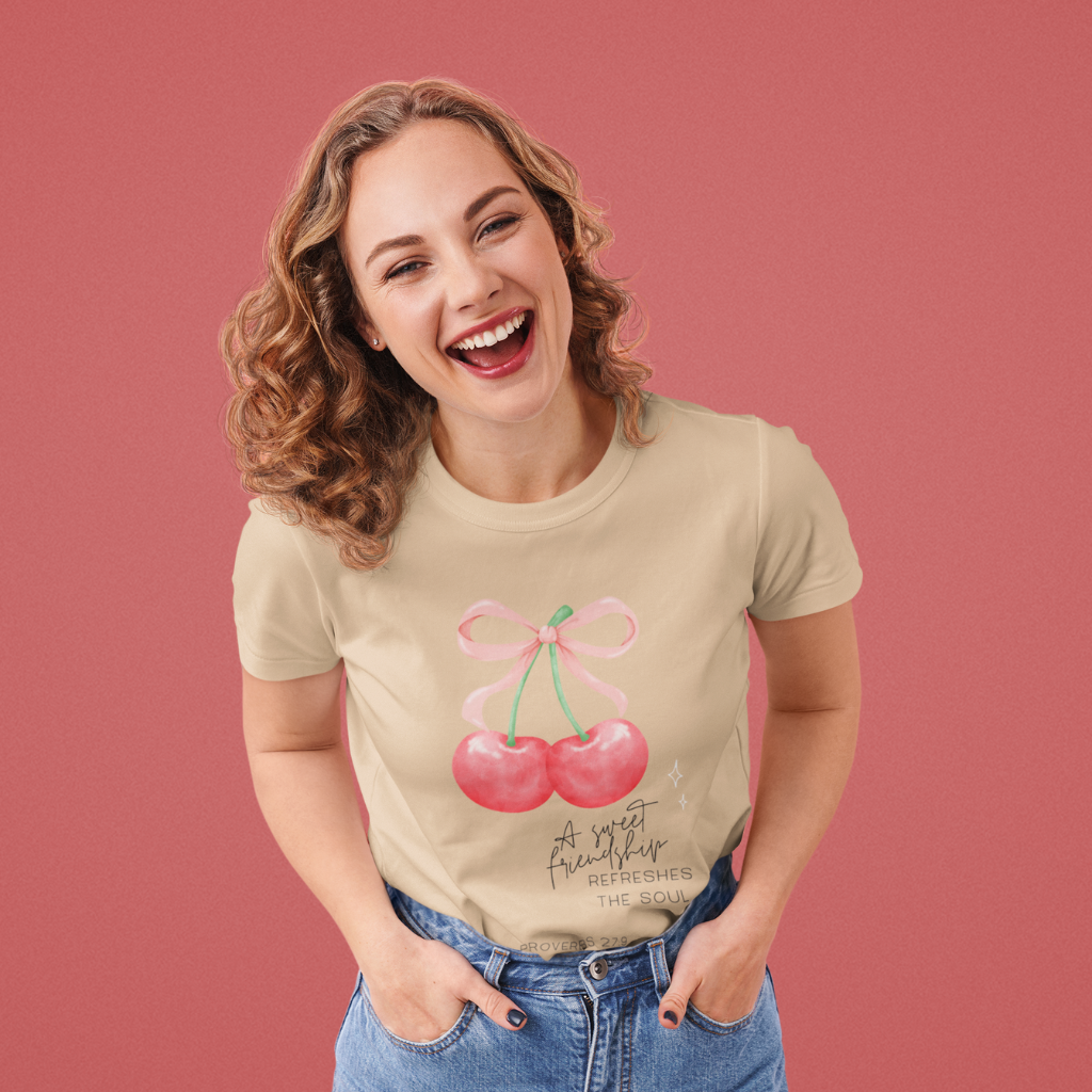 A SWEET FRIENDSHIP REFRESHES THE SOUL UNISEX T-SHIRT