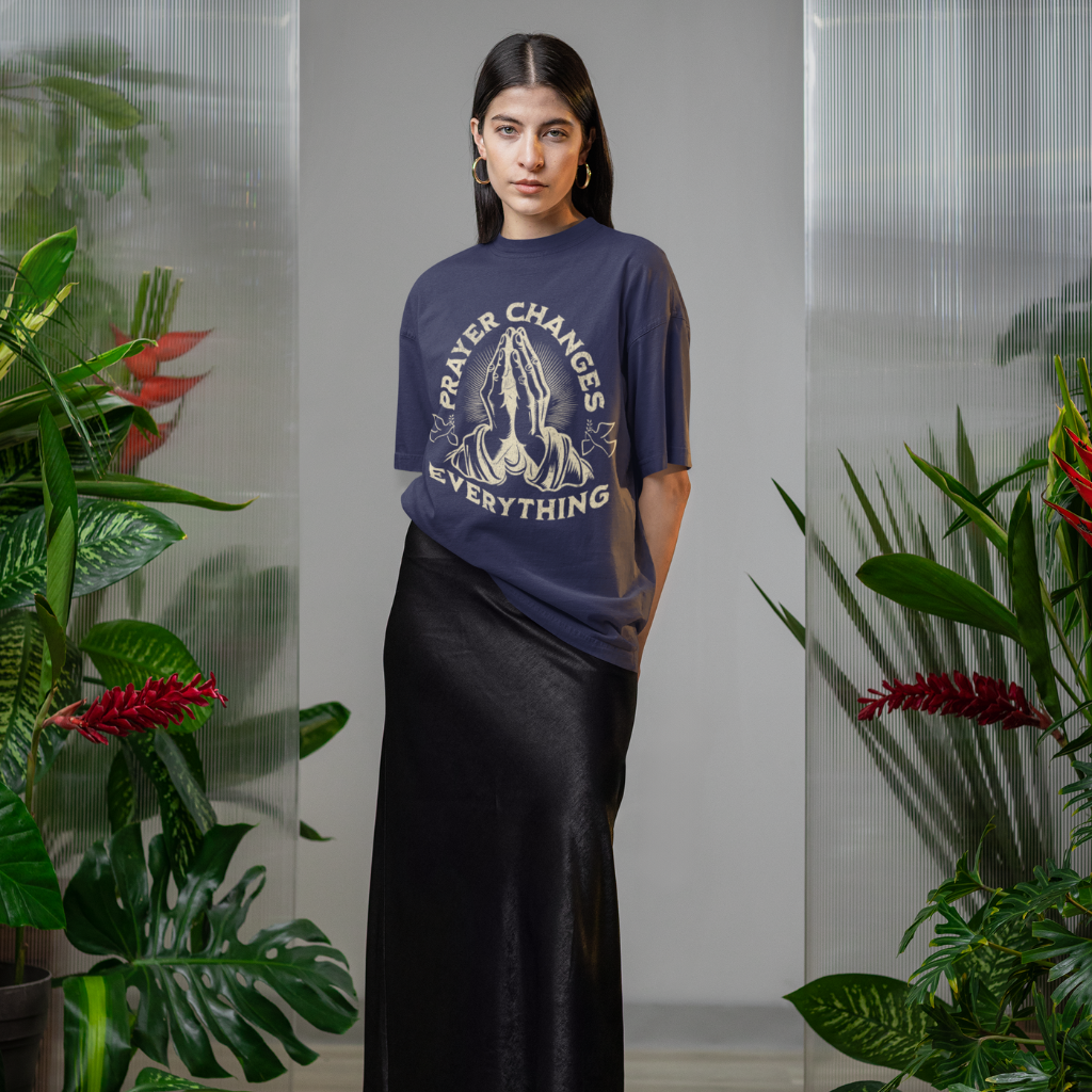 PRAYER CHANGES EVERYTHING UNISEX T-SHIRT