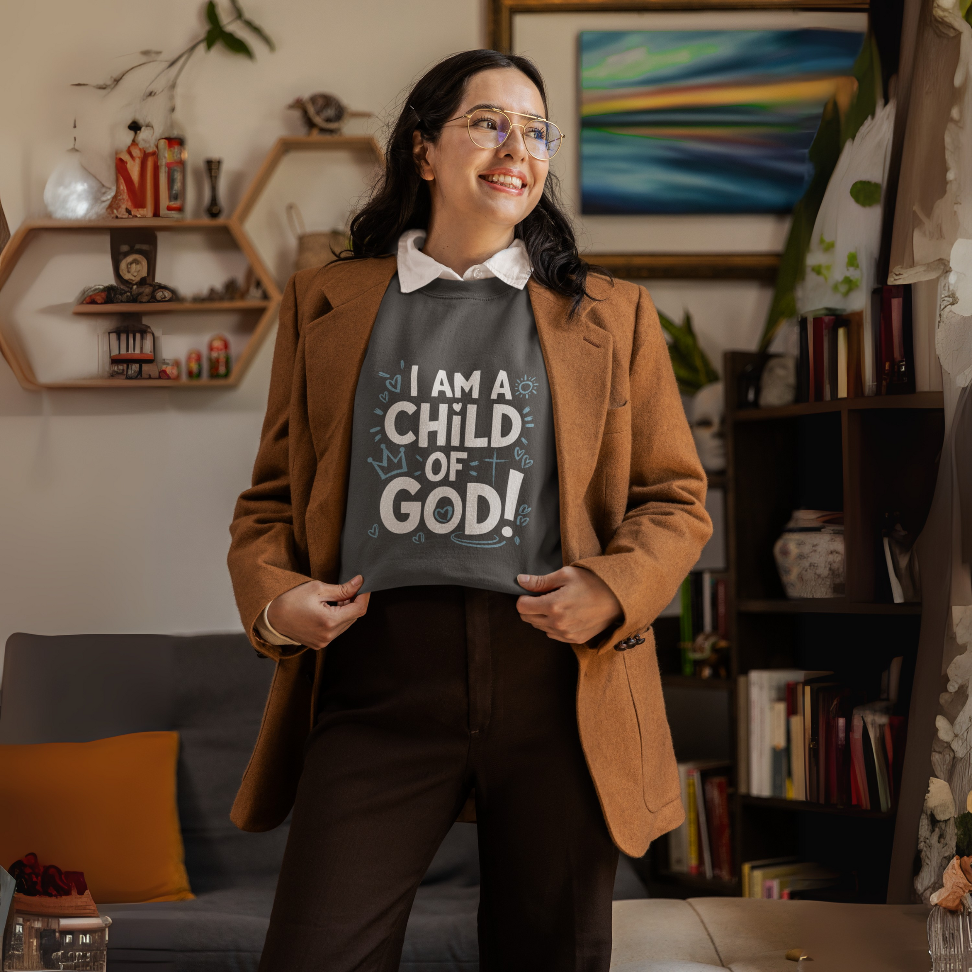 I AM A CHILD OF GOD UNISEX SWEATSHIRT