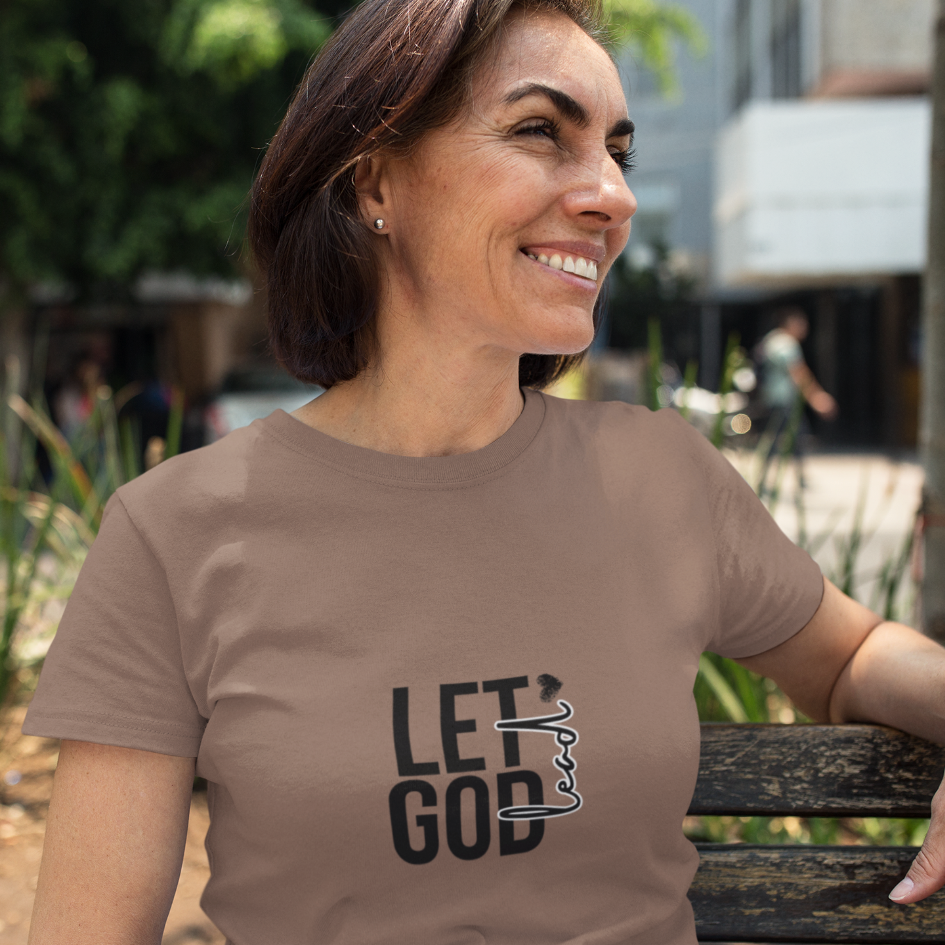LET GOD LEAD UNISEX T-SHIRT