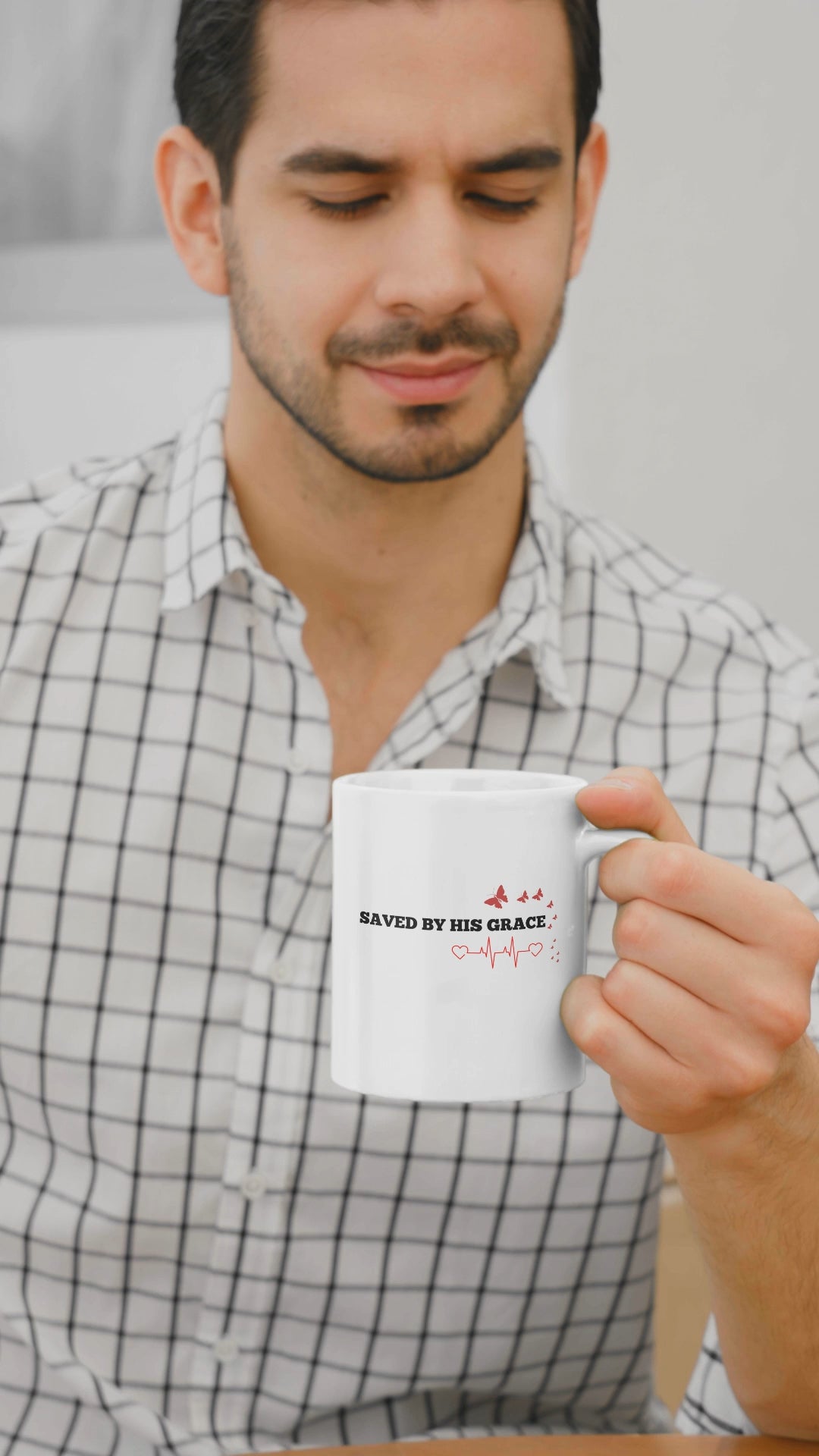 SAVED BY HIS GRACE MUG