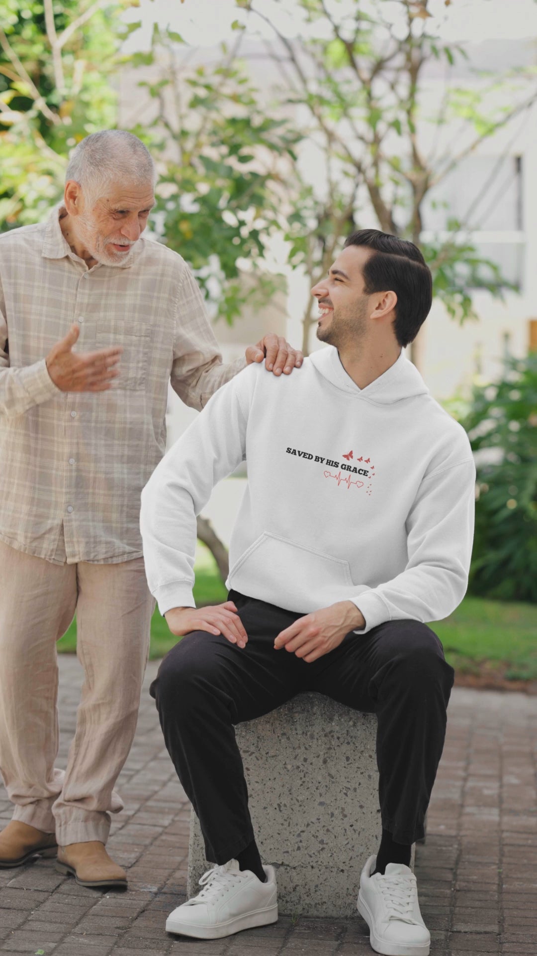 SAVED BY HIS GRACE UNISEX HOODIE