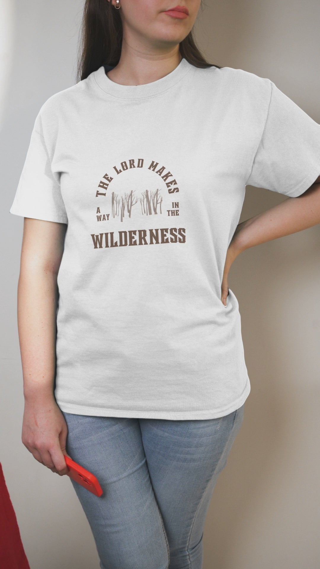 THE LORD MAKES A WAY IN THE WILDERNESS UNISEX T-SHIRT