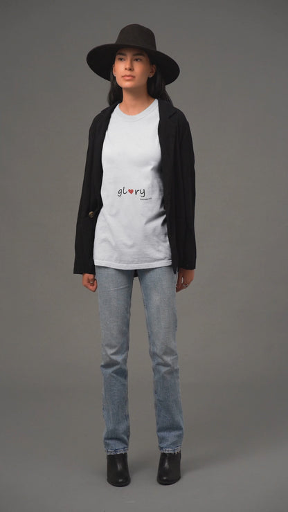 GLORY, ROMAN 11:36 UNISEX T-SHIRT