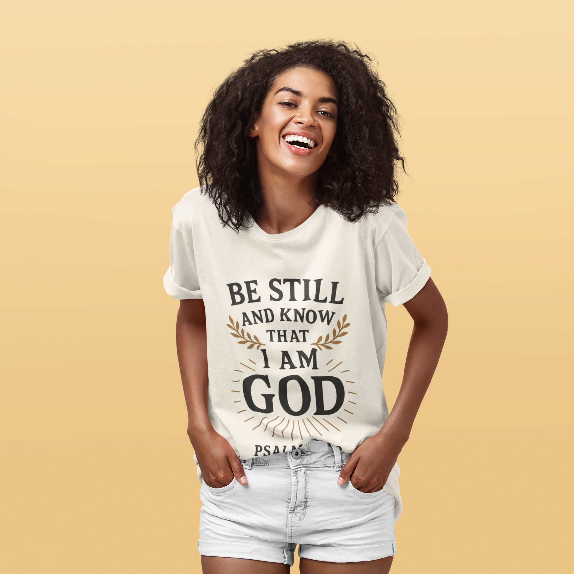 PSALM 46:10 UNISEX T-SHIRT