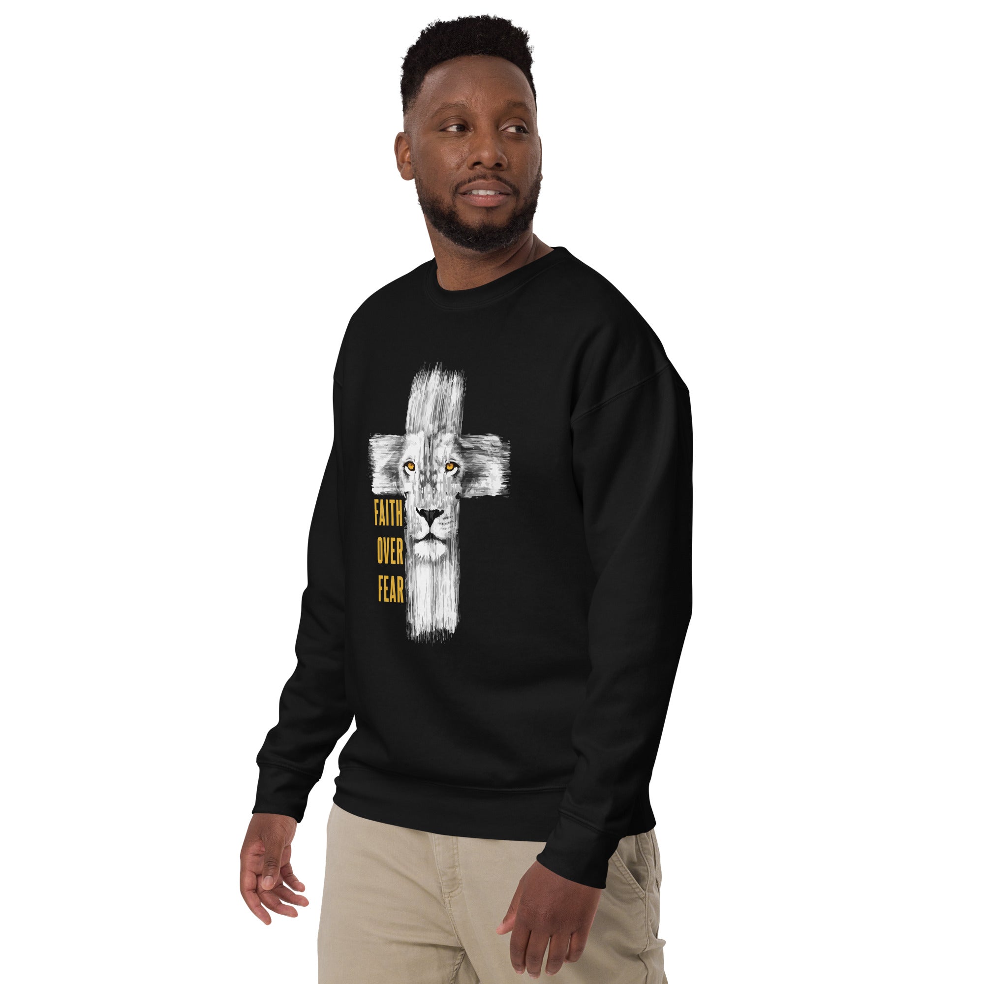 FAITH OVER FEAR UNISEX SWEATSHIRT