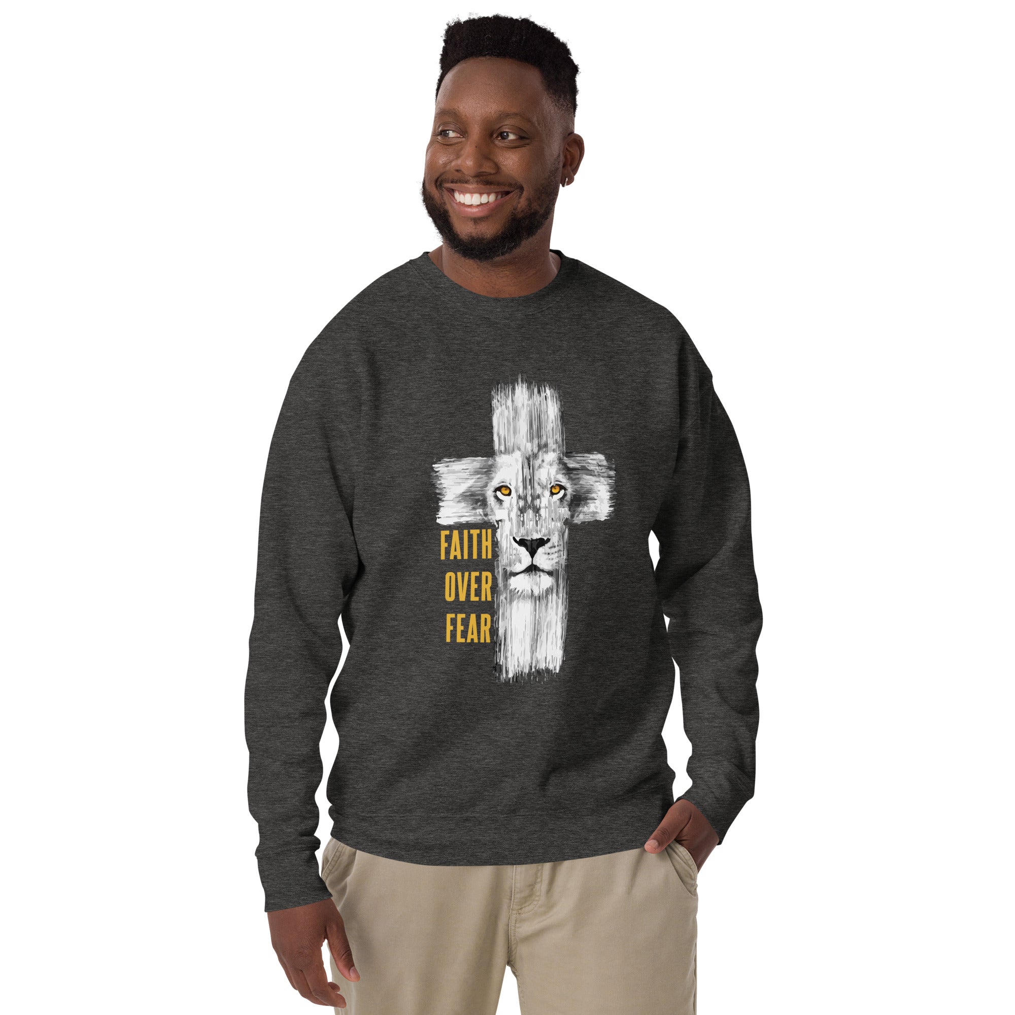 FAITH OVER FEAR UNISEX SWEATSHIRT