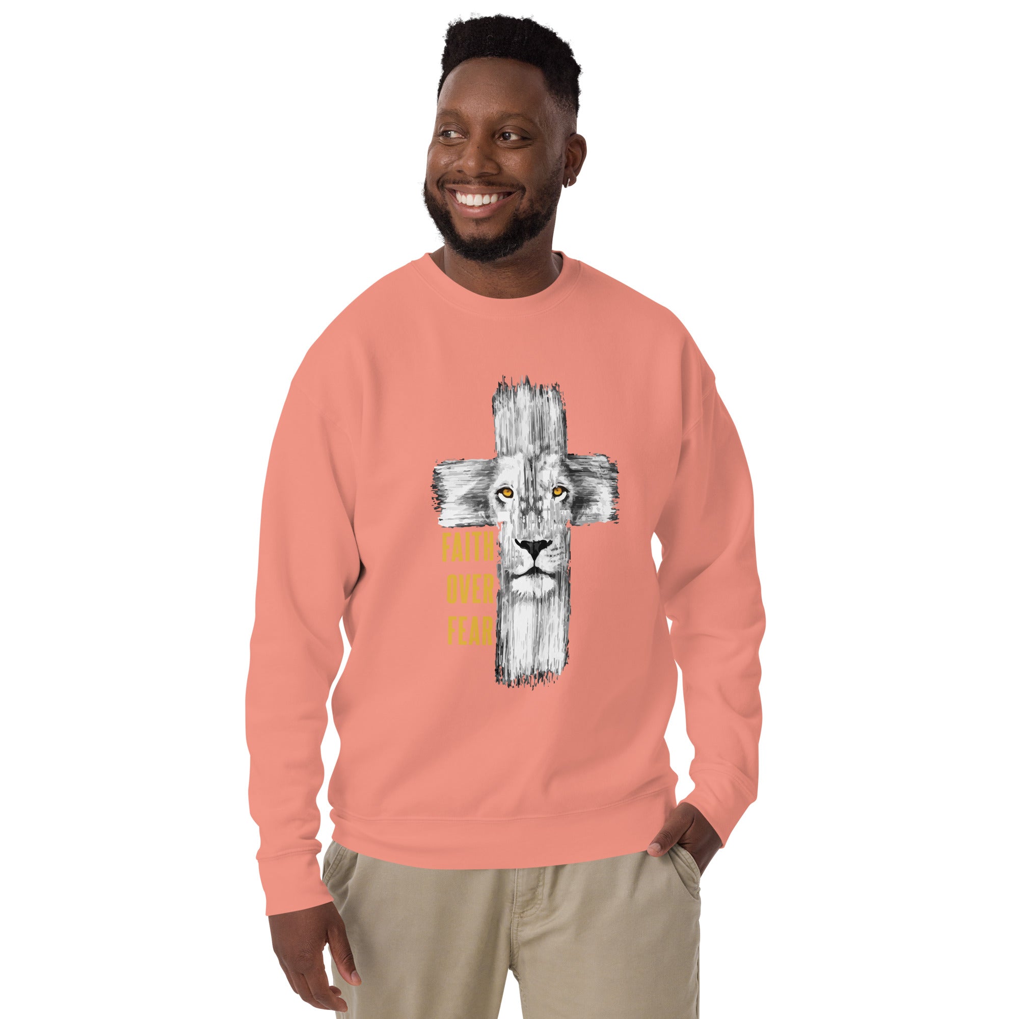 FAITH OVER FEAR UNISEX SWEATSHIRT