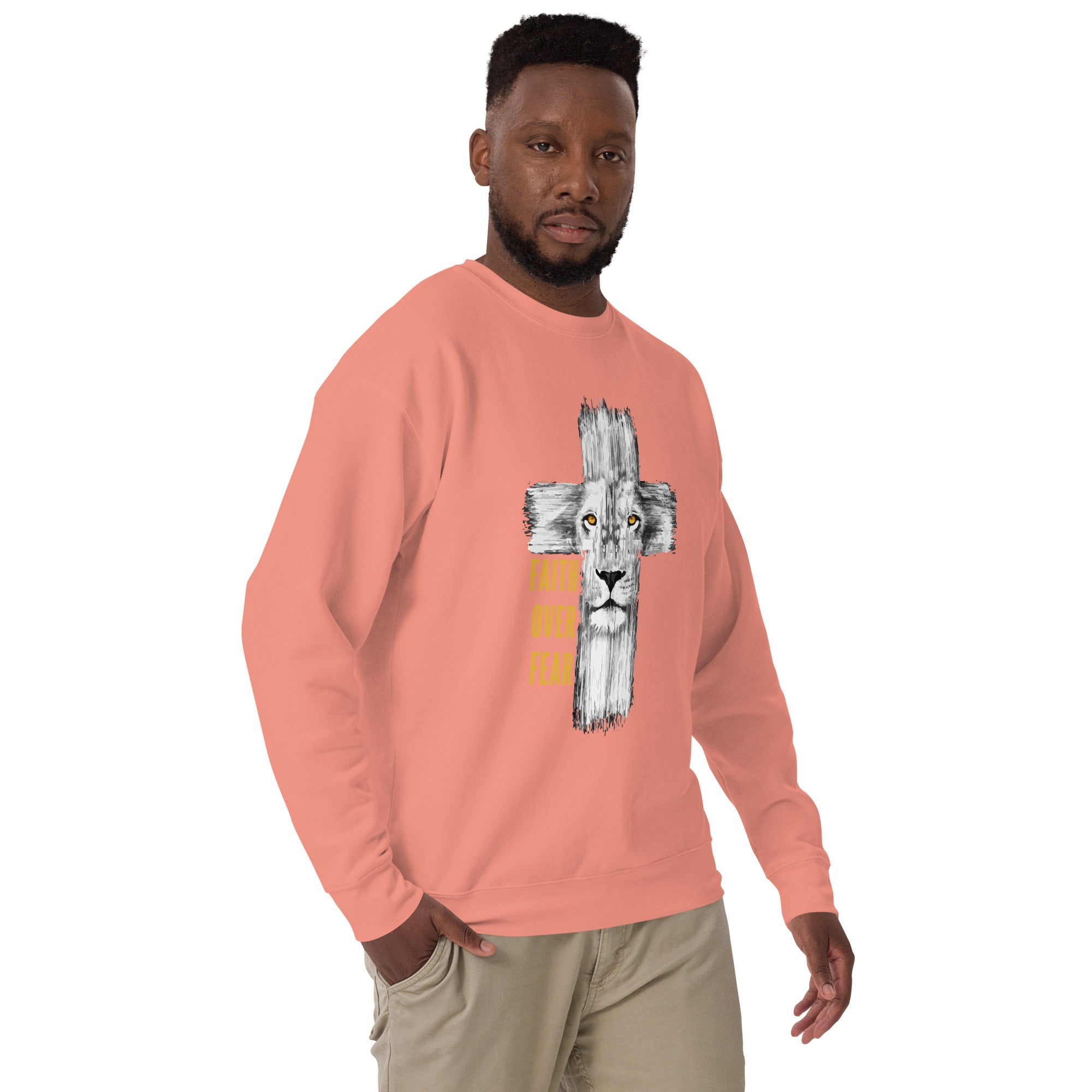 FAITH OVER FEAR UNISEX SWEATSHIRT