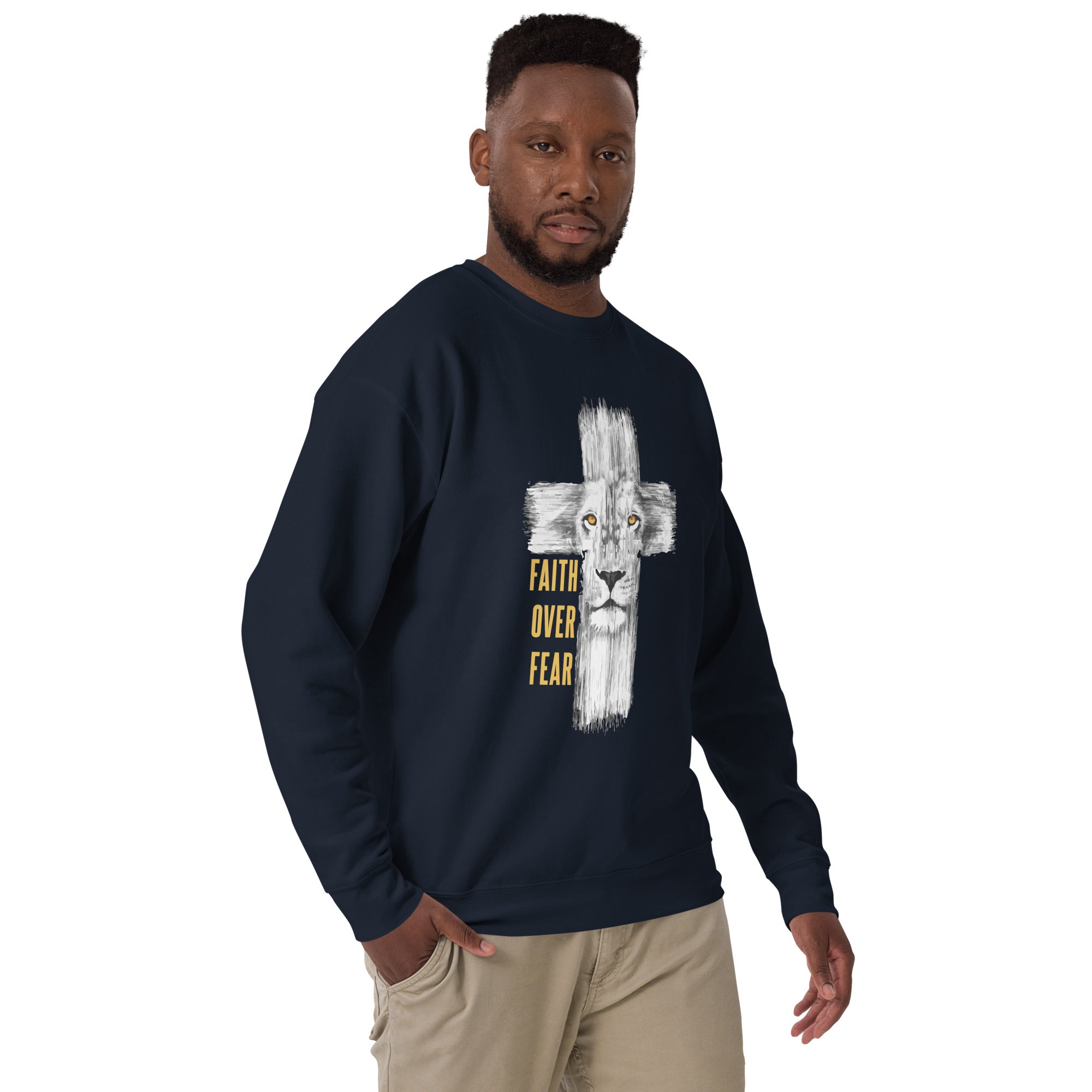FAITH OVER FEAR UNISEX SWEATSHIRT
